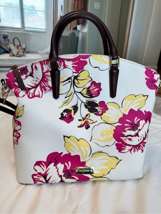 Brahmin Handbags - Brahmin Dahlia Bouquet Duxbury Satchel